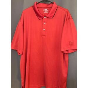 PGA TOUR Polo Shirt XL Red Golf Logo